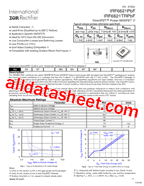 IRF6621PBF型号图片