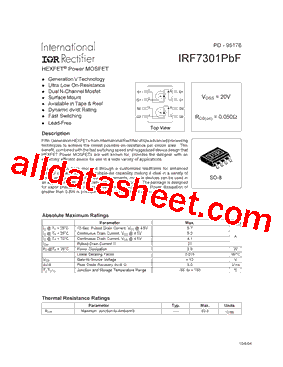 IRF7301PBF_15型号图片