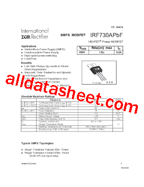 IRF730APBF型号图片