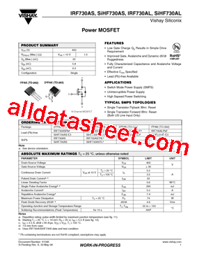 IRF730ASTRL型号图片