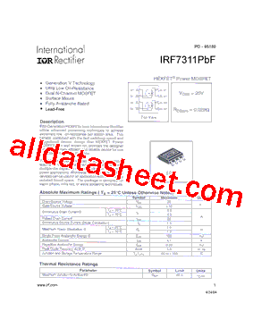 IRF7311PBF_15型号图片