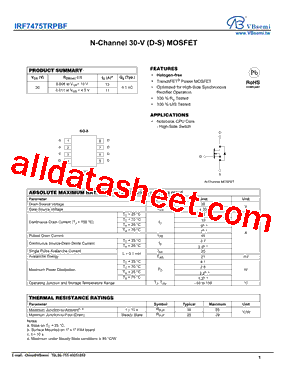 IRF7475TRPBF型号图片
