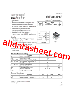 IRF7854PBF_15型号图片