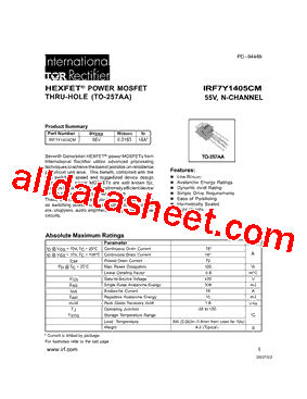 IRF7Y1405CM型号图片