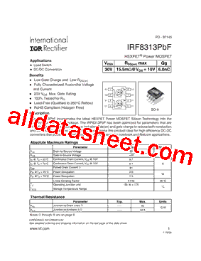 IRF8313TRPBF型号图片