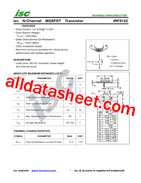 IRF9122型号图片