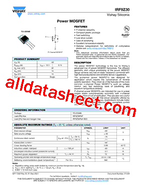 IRF9Z30型号图片