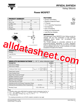 IRF9Z34型号图片