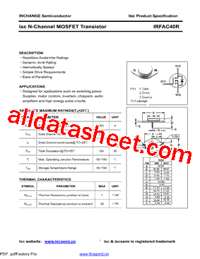 IRFAC40R型号图片