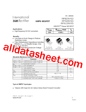 IRFB23N15DPBF型号图片