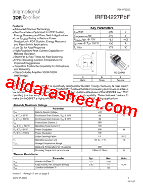 IRFB4227PBF型号图片