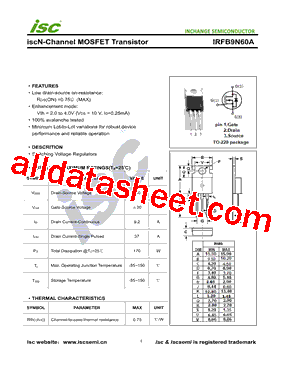 IRFB9N60APBF型号图片