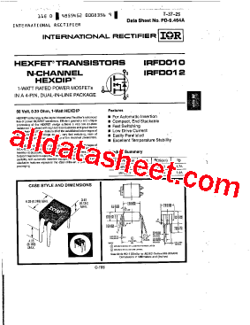 IRFD010PBF型号图片