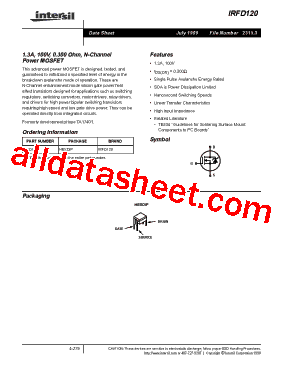 IRFD120型号图片