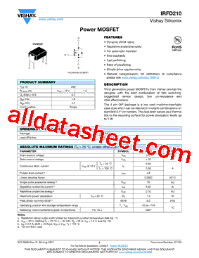 IRFD210_V01型号图片