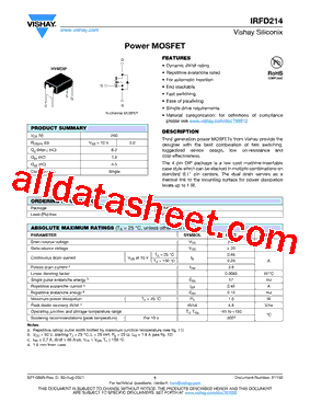 IRFD214_V01型号图片
