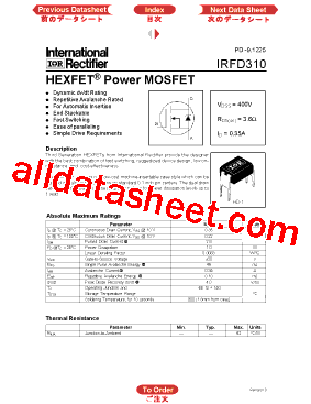 IRFD310PBF型号图片