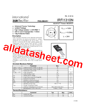 IRFI1310NPBF型号图片