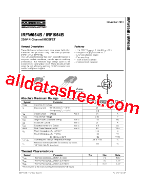 IRFI654B型号图片