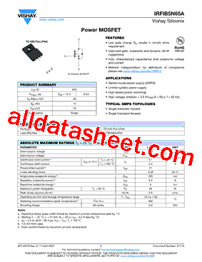 IRFIB5N65A_V01型号图片