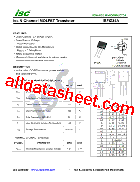 IRFIZ34A型号图片