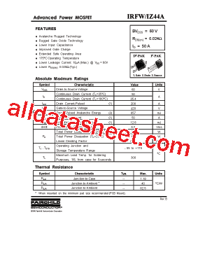 IRFIZ44A型号图片