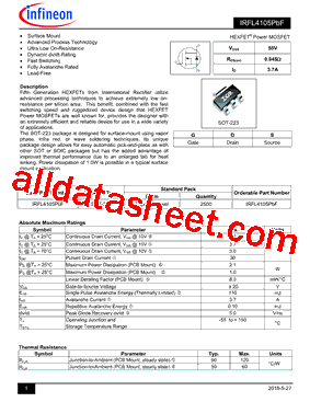 IRFL4105PBF型号图片