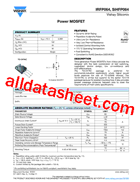 IRFP064PBF型号图片