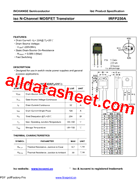 IRFP250A型号图片