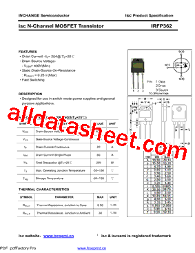IRFP362型号图片
