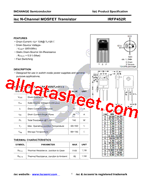 IRFP452R型号图片