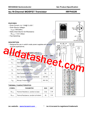 IRFP453R型号图片