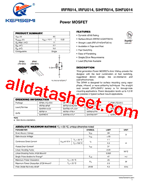 IRFR014TRL型号图片