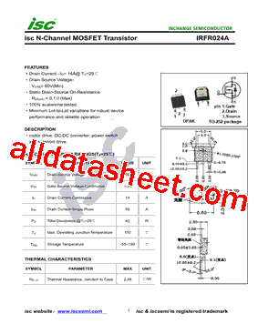 IRFR024A型号图片