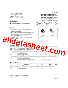 IRFR24N15DPBF_15型号图片