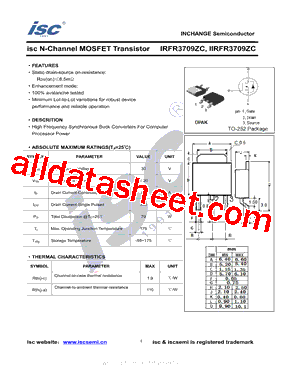 IRFR3709ZC型号图片