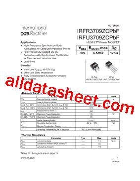 IRFR3709ZCPBF_15型号图片