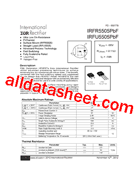 IRFR5505PBF_15型号图片
