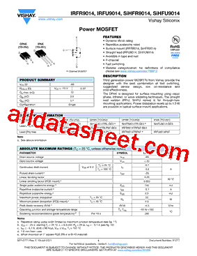 IRFR9014TRLPBF-BE3型号图片