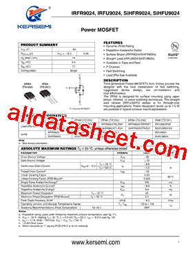 IRFR9024TRPBF型号图片