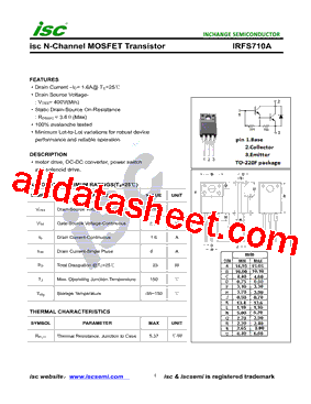 IRFS710A型号图片