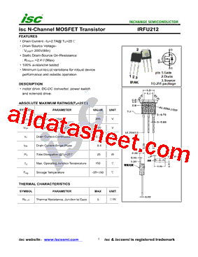 IRFU212型号图片