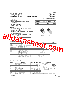 IRFU3412型号图片