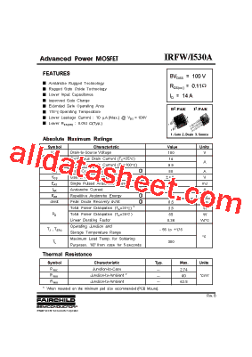IRFW530A型号图片