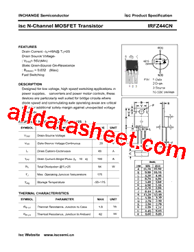 IRFZ44CN型号图片