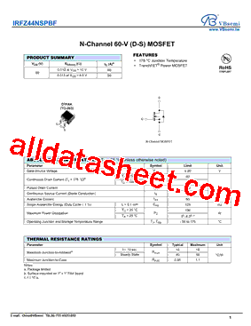 IRFZ44NSPBF型号图片