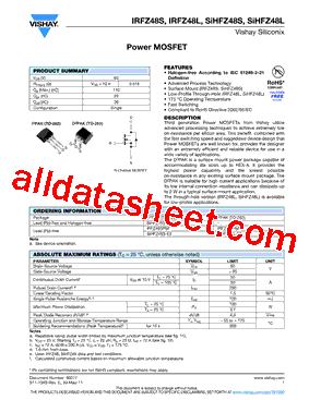 IRFZ48L型号图片
