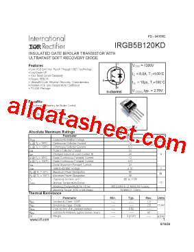 IRGB5B120KDPBF型号图片