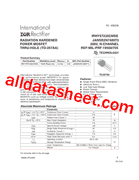 IRHY57230CMSE型号图片