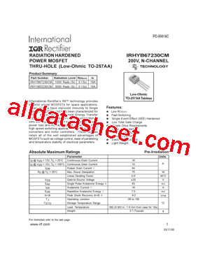IRHYB67230CM型号图片